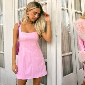 Show Me Your Mumu Faux Leather Mini Dress